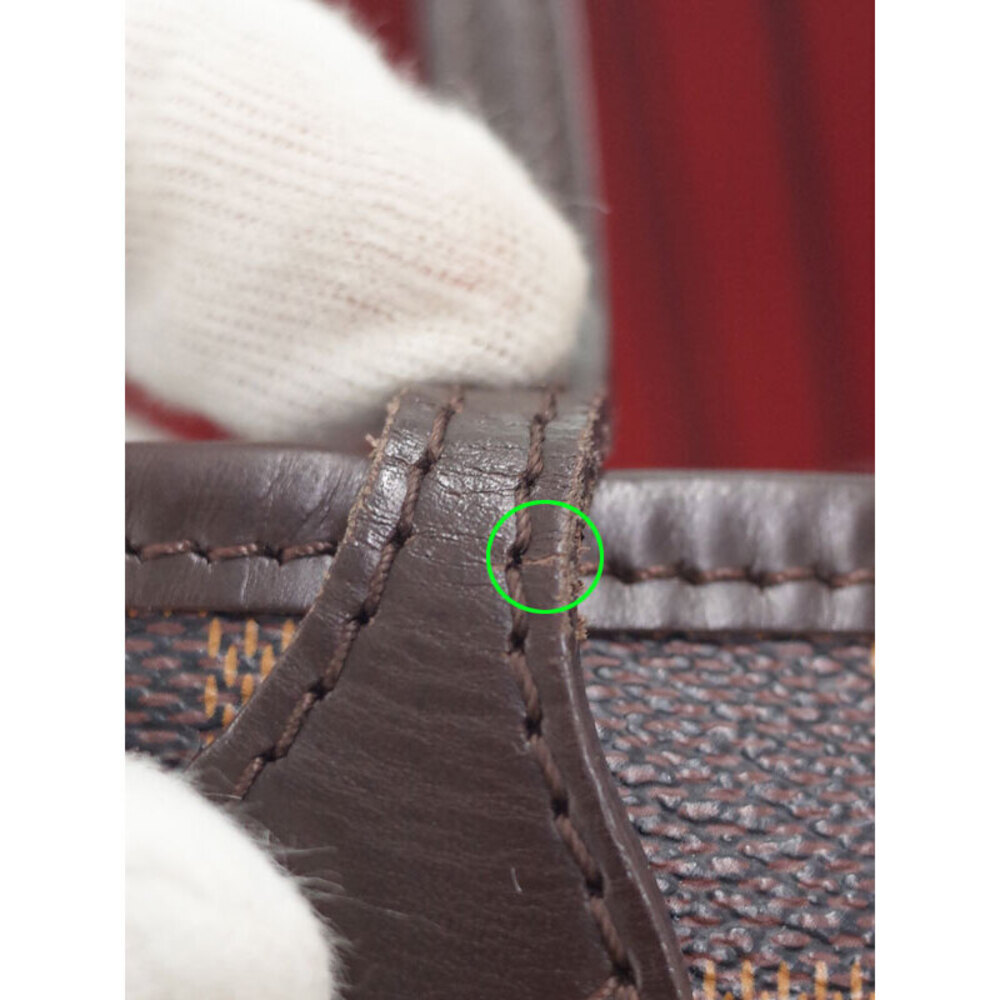 Louis Vuitton Damier Ebene Brown Neverfull Tote Bag - Picture 6 of 8